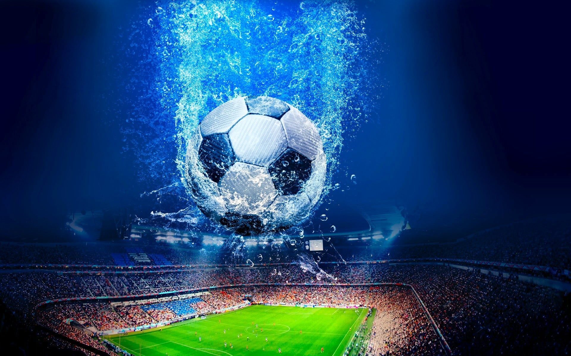Soccer Ball Soccer Ball Digital Art Balls Stadium Hd Wallpaper Wallpaper Flare