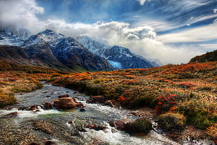 long exposure photo of mountain ranges, south america HD wallpaper