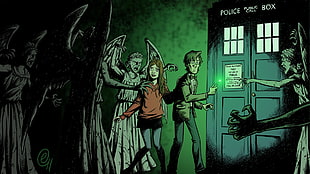 horror movie wallpaper, Doctor Who, Karen Gillan
