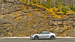silver coupe, car, Subaru BRZ HD wallpaper