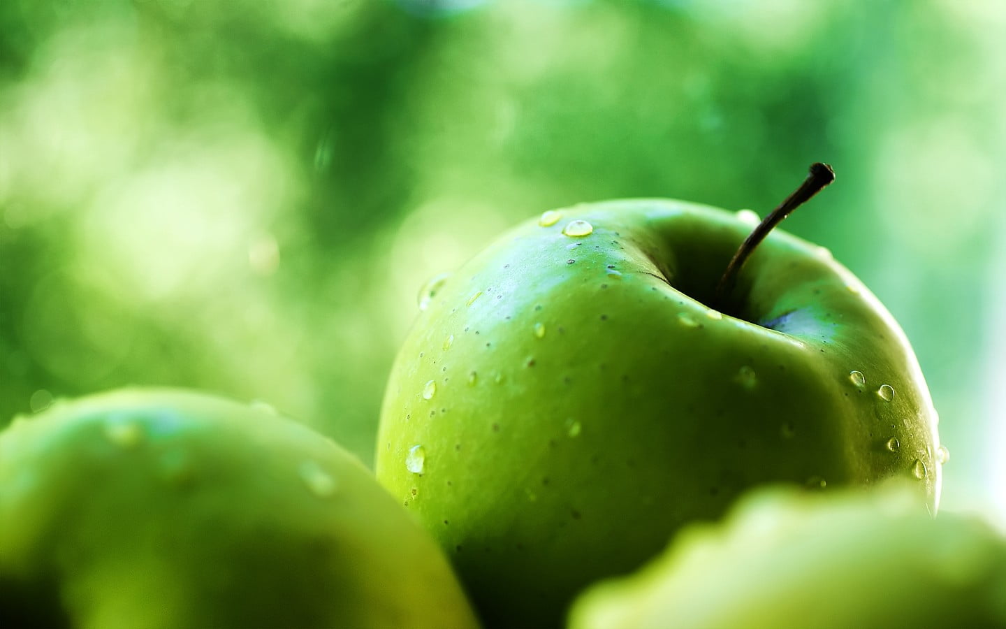 green apple, fruit HD wallpaper.