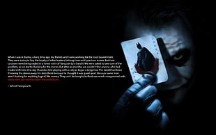 black background with text overlay, black background, movies, quote, Joker HD wallpaper