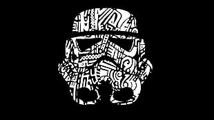 white and black Storm Trooper illustration, Star Wars, clone trooper HD wallpaper