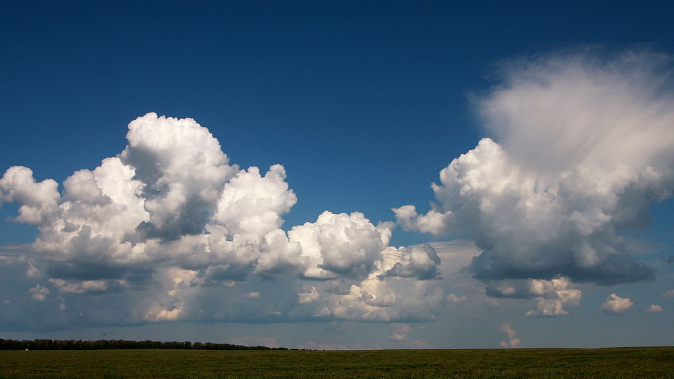 cirrus clouds during day time HD wallpaper