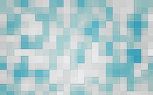 white and blue tiles