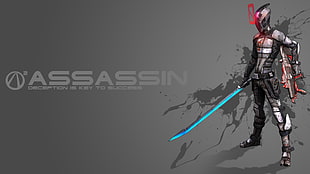 assassin illustration, Borderlands, Borderlands 2, vault hunters, video games HD wallpaper