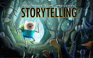 Adventure Time presents: Storytelling illustration, Adventure Time, Finn the Human HD wallpaper