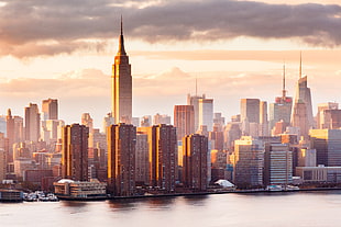 panoramic photography of New York City, manhattan HD wallpaper