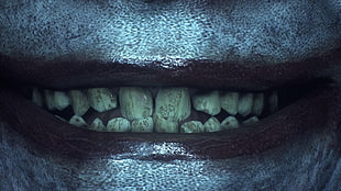 human's teeth, Batman, Joker HD wallpaper