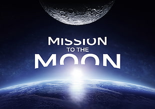 Mission to the Moon digital wallpaper