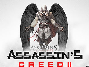 Assassin's Creed II cover, Assassin's Creed II, Ezio Auditore da Firenze HD wallpaper