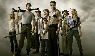 The Walking Dead wallpaper, The Walking Dead, Daryl Dixon, Maggie Greene, Rick Grimes HD wallpaper