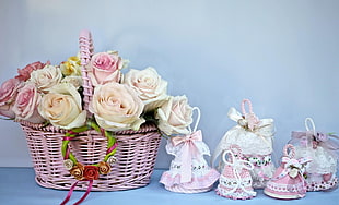 assorted figurine with basket