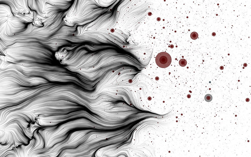 gray and brown abstract painting HD wallpaper