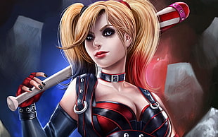 Harley Quinn fan art HD wallpaper