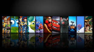 assorted Disney movies, Pixar Animation Studios, Toy Story, A Bug's Life, Toy Story 2