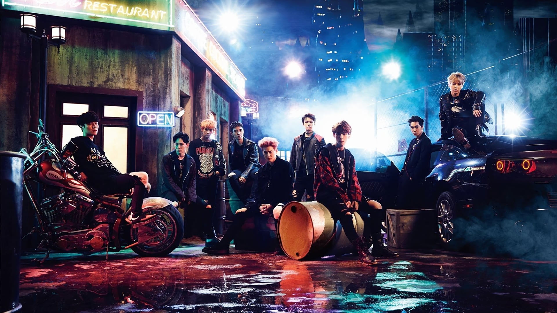 BTS wallpaper, Exo, K-pop, Asian