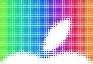 multicolored iTunes logo