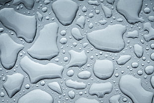 water droplets wallpaper, Drops, Surface, Close-up HD wallpaper
