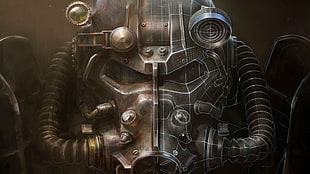 close-up photo of Fallout 4 poster