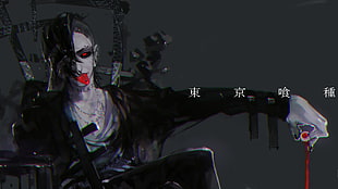 Tokyo Ghoul digital wallpaper, anime, Tokyo Ghoul, Uta (Tokyo Ghoul) HD wallpaper