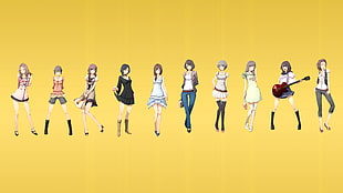 animated female characters, anime