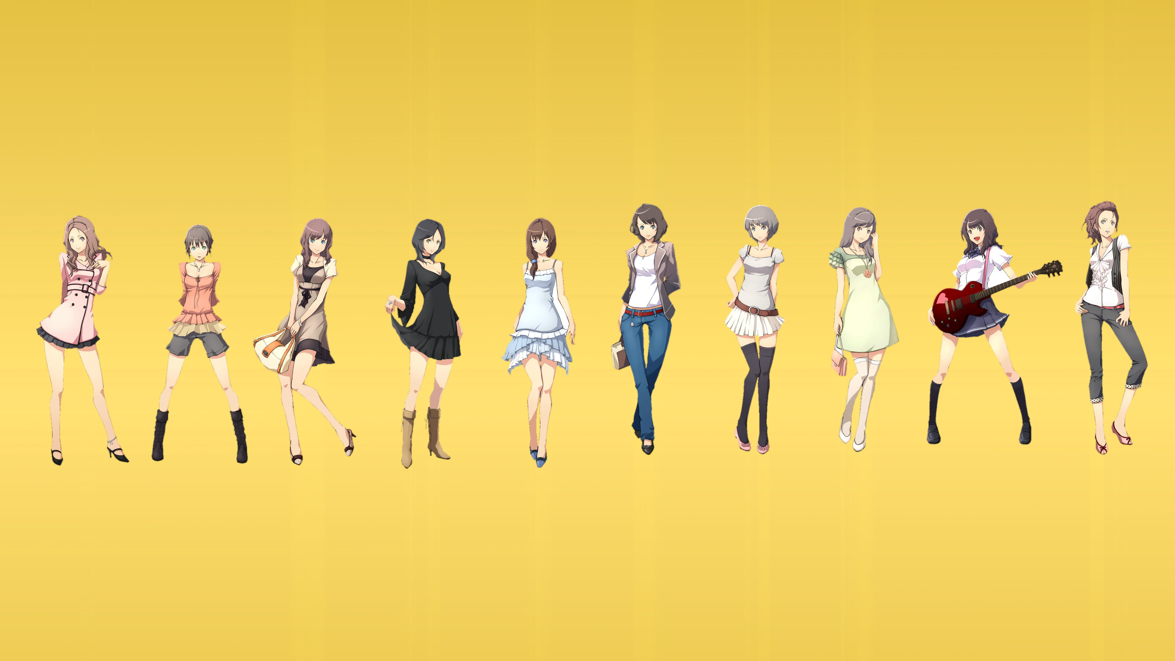 animated female characters, anime