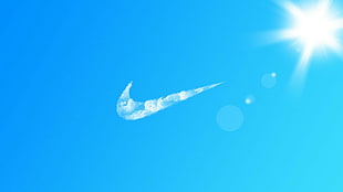 Nike logo of sky