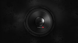 black speaker, dubstep, speaker