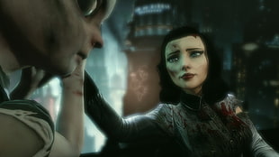 female animated character wallpaper, video games, screen shot, BioShock Infinite: Burial at Sea, Rapture