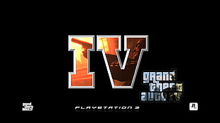 GTA IV PS3 game poster