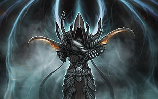 black demon illustration, Diablo III, Diablo 3: Reaper of Souls