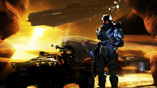 Halo character digital wallpaper, Halo, Master Chief, Cortana, Halo 4