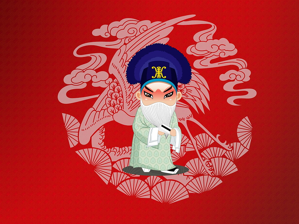 Chinese illustration HD wallpaper