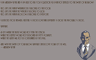 black text, BioShock, text, quote, Andrew Ryan HD wallpaper