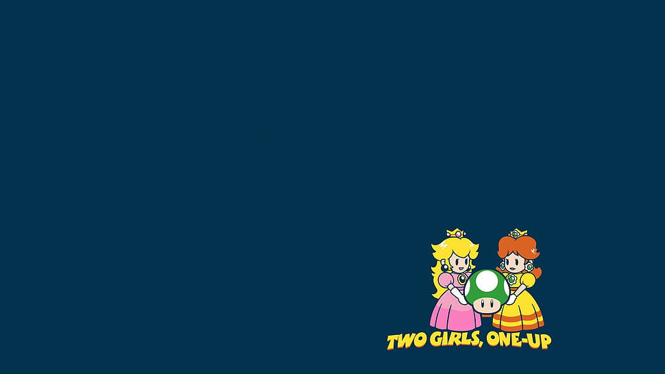 Two Girls, One Up anime character HD wallpaper