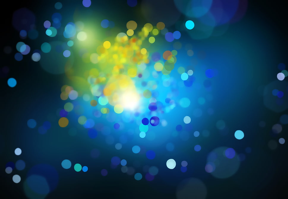 blue and yellow texture HD wallpaper