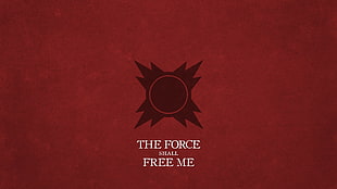 The Force Shall Free Me logo, Star Wars
