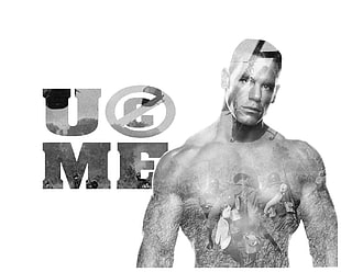 John Cena, John Cena, WWE, double exposure, Vietnam War HD wallpaper