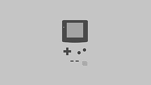 Nintendo handheld game console illustration, minimalism, video games, cartoon HD wallpaper