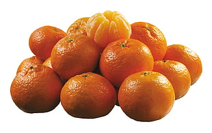 stack of orange fruits HD wallpaper