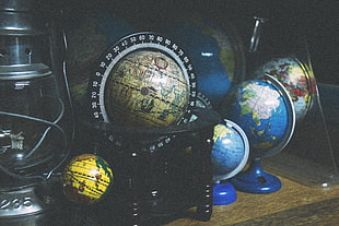 earth globes HD wallpaper