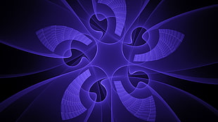 purple digital wallpaper