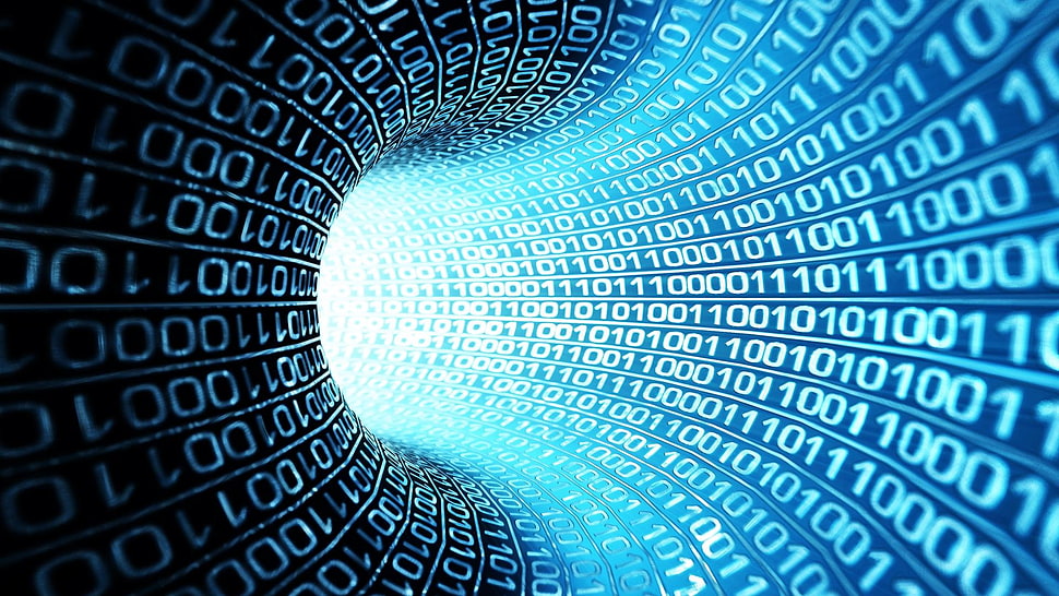 close up photo of binary code HD wallpaper