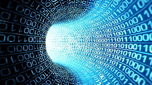 close up photo of binary code
