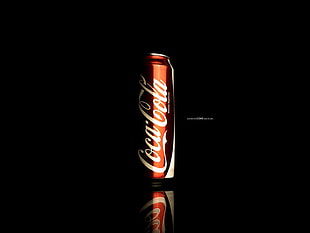 Coca-cola can advertisement