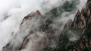 mountain rage view, China, mountains HD wallpaper