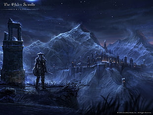 The Glider Scrolls digital wallpaper, video games, The Elder Scrolls Online