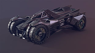 Batmobile illustration, Batmobile, Batman, Batman: Arkham City, video games HD wallpaper