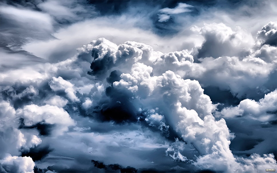 cumulus clouds HD wallpaper